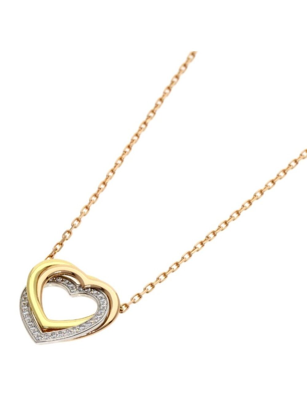 Cartier Trinity Heart Diamond Necklace
